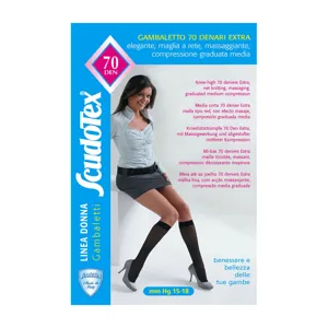 Scudotex 478 Κάλτσες Κάτω Γόνατος Κλειστά Δάχτυλα (15-18mmHg) 70DEN