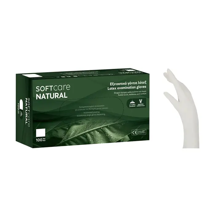 Soft Care Natural Γάντια Latex με Πούδρα 100 τεμ. - Medium | tsagiannidis.gr Soft Care Natural Γάντια Latex με Πούδρα 100 τεμ. - Medium | tsagiannidis.gr