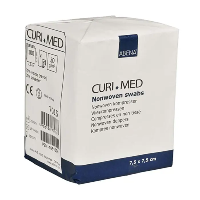 Curi Med Γάζες Μη Αποστειρωμένες Non Woven 100 τεμ. - 7.5 x 7.5cm | tsagiannidis.gr Curi Med Γάζες Μη Αποστειρωμένες Non Woven 100 τεμ. - 7.5 x 7.5cm | tsagiannidis.gr