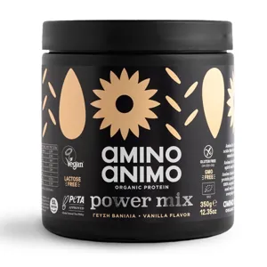 Amino Animo Power Mix Βιολογική Πρωτεΐνη με Γεύση Βανίλια - 350 gr