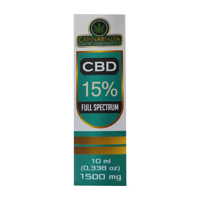 Cannabialfa Έλαιο CBD Πλήρους Φάσματος 15% (1500mg/10ml) | tsagiannidis.gr