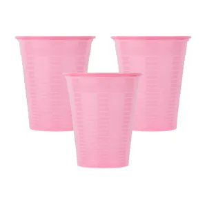 Οδοντιατρικά Πλαστικά Ποτηράκια 180ml 100 τεμ. - Ροζ