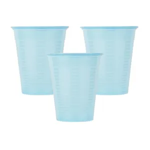 Οδοντιατρικά Πλαστικά Ποτηράκια 180ml 100 τεμ. - Γαλάζια